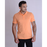 POLO RESERVA MALHA PICA PAU MONO ENXUTO LARANJA BERGAMOTA